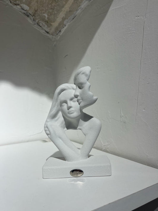 Statua Innamorati - Gress - Ilary Queen - Bianco